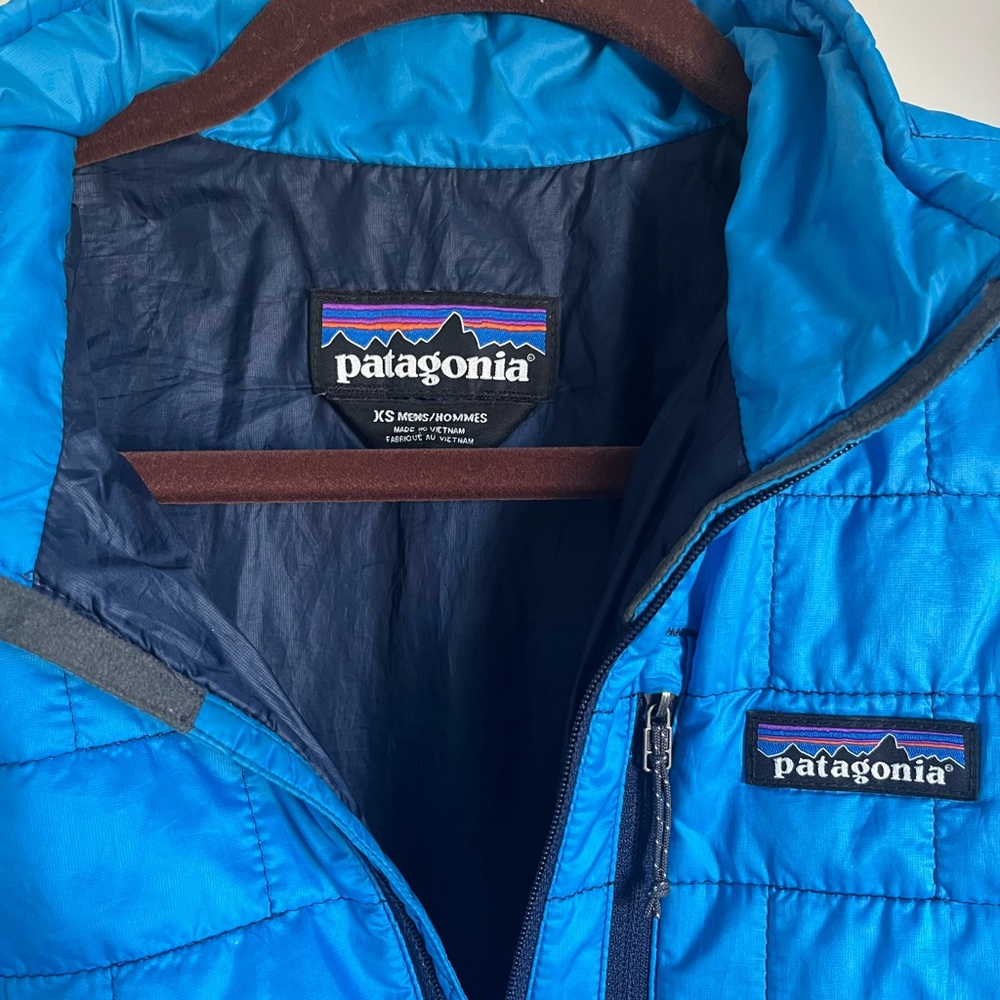 Patagonia Men's Light Blue Nano Puff Jacket - Picture 3 of 6